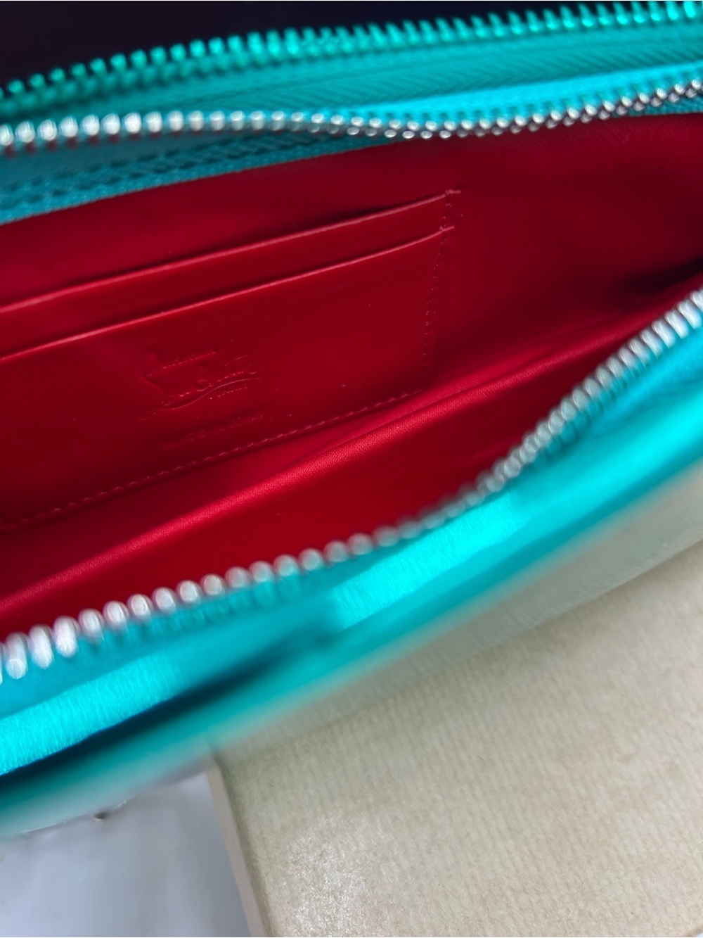 Women's Christian Louboutin LOUBITWIST clutch/shoulder bag made in Italy - Picture 14 of 16
